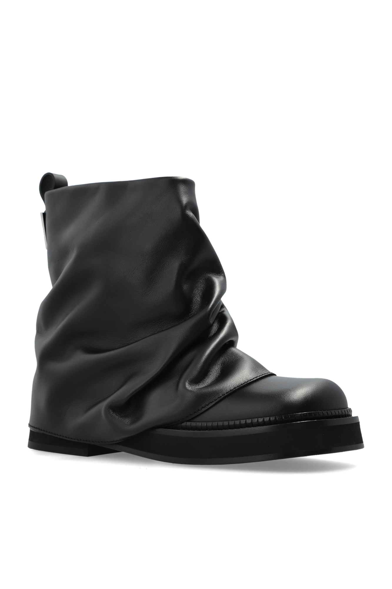 ブーツその他 THE ATTICO BOOTS (247WSH00832LBT019AA 100) Black Leather ankle boots Mini Robin The Attico - Vitkac AS